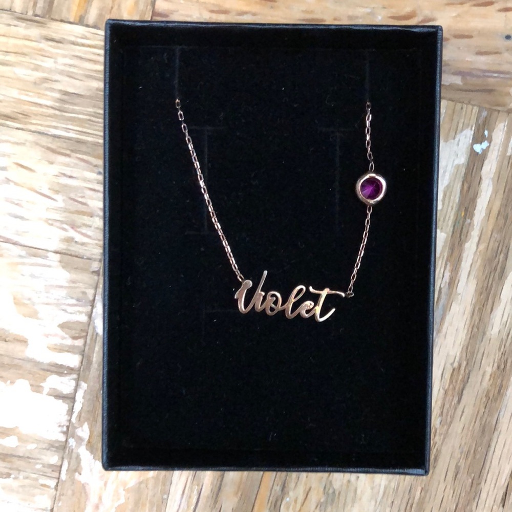 Rose Gold Plated- Name Necklace